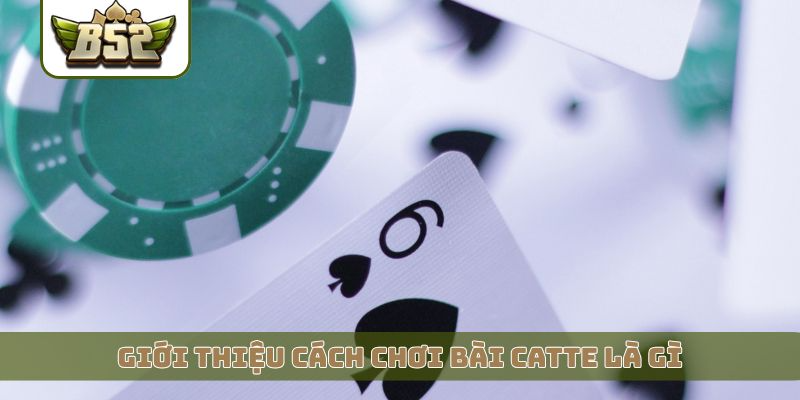 Giới thiệu cách chơi bài catte là gì?