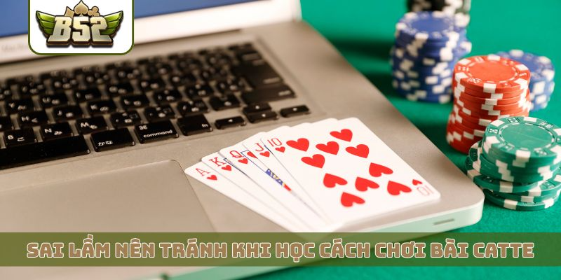 Sai lầm nên tránh khi học cách chơi bài catte